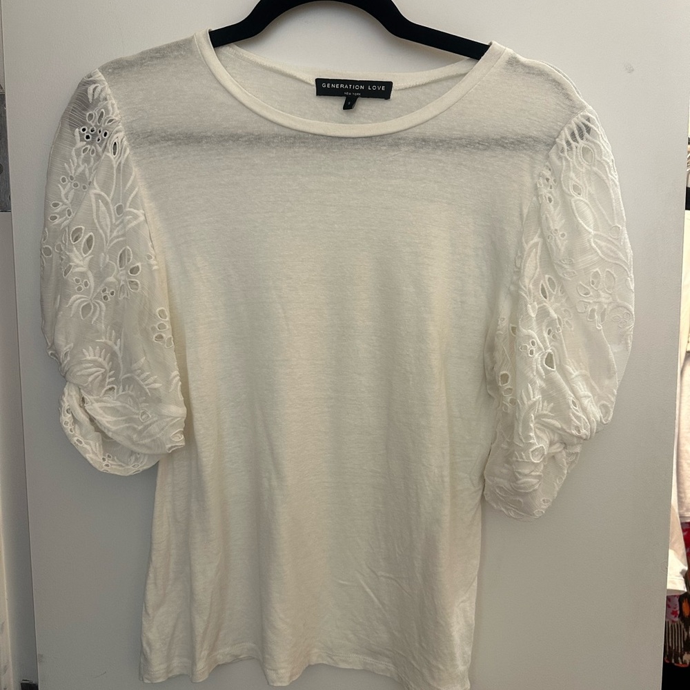 Generation love white t